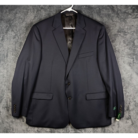 Lauren Other - Lauren Ralph Lauren Blazer Men Size 46R Navy Blue Wool